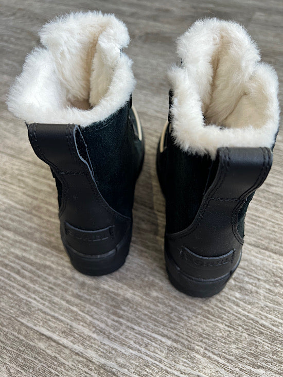 Sorel Black Waterproof Winter Boots UK3
