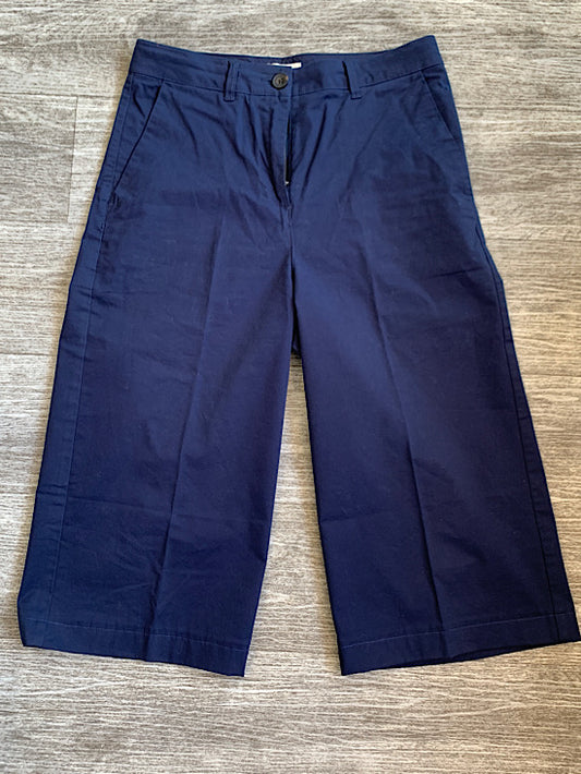 Joules Navy Cropped Trousers UK12
