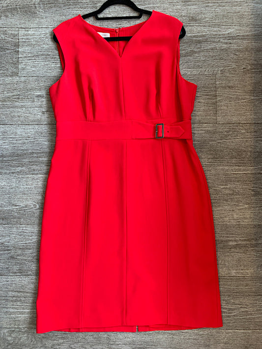 Hobbs Red Sleeveless Dress UK16