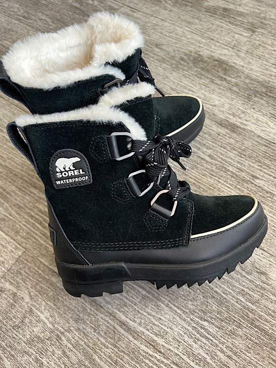 Sorel Black Waterproof Winter Boots UK3