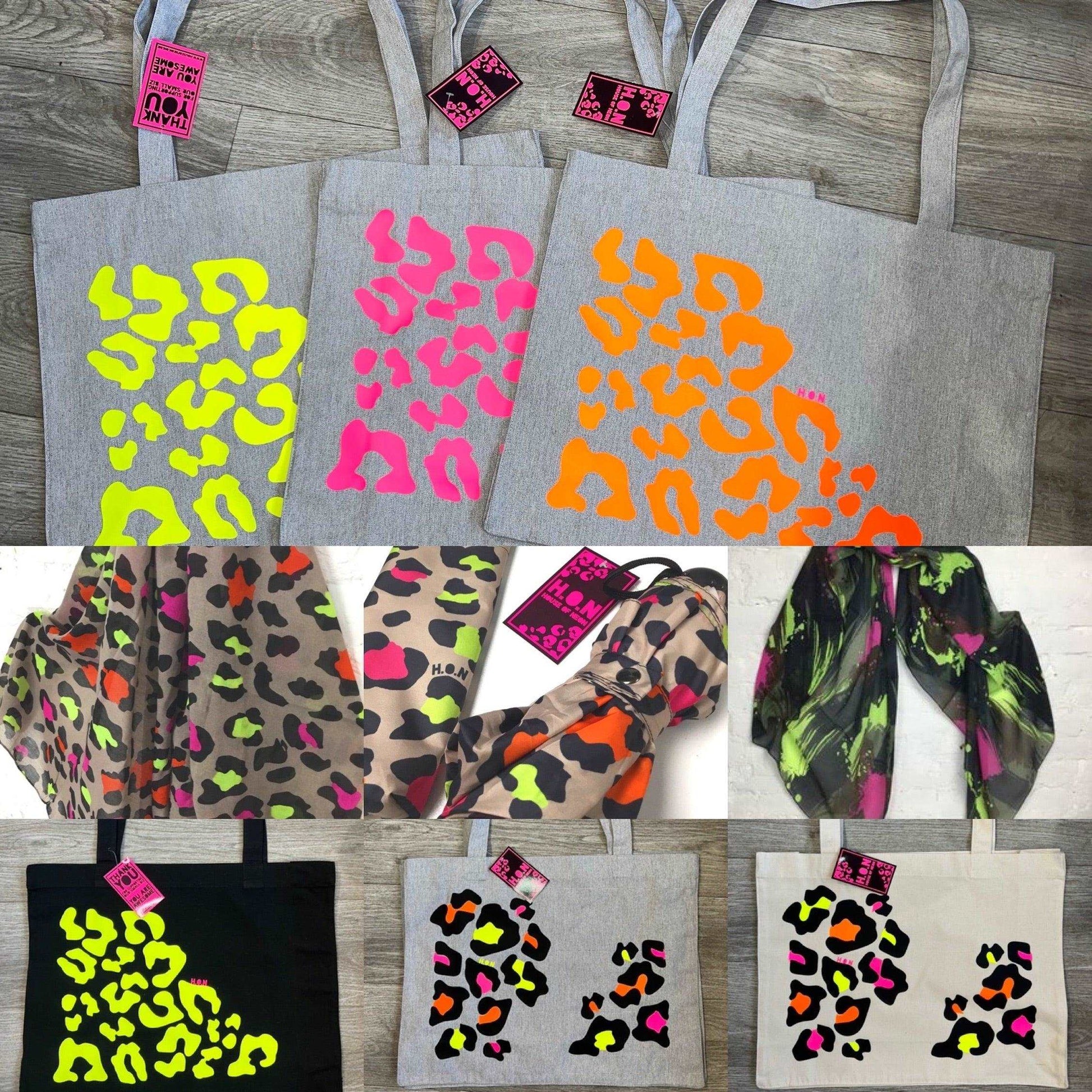 House of Neon Tote bags