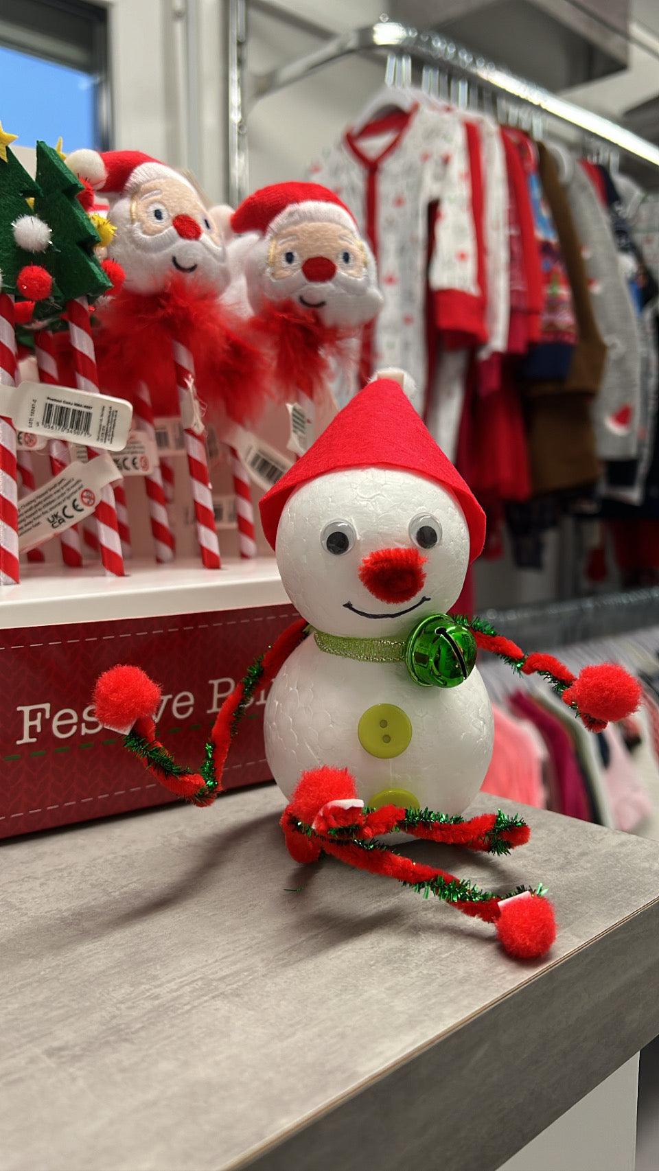 Christmas Craft Snowman Xmas Bag Filler Party DIY - LouSells Preloved Labels