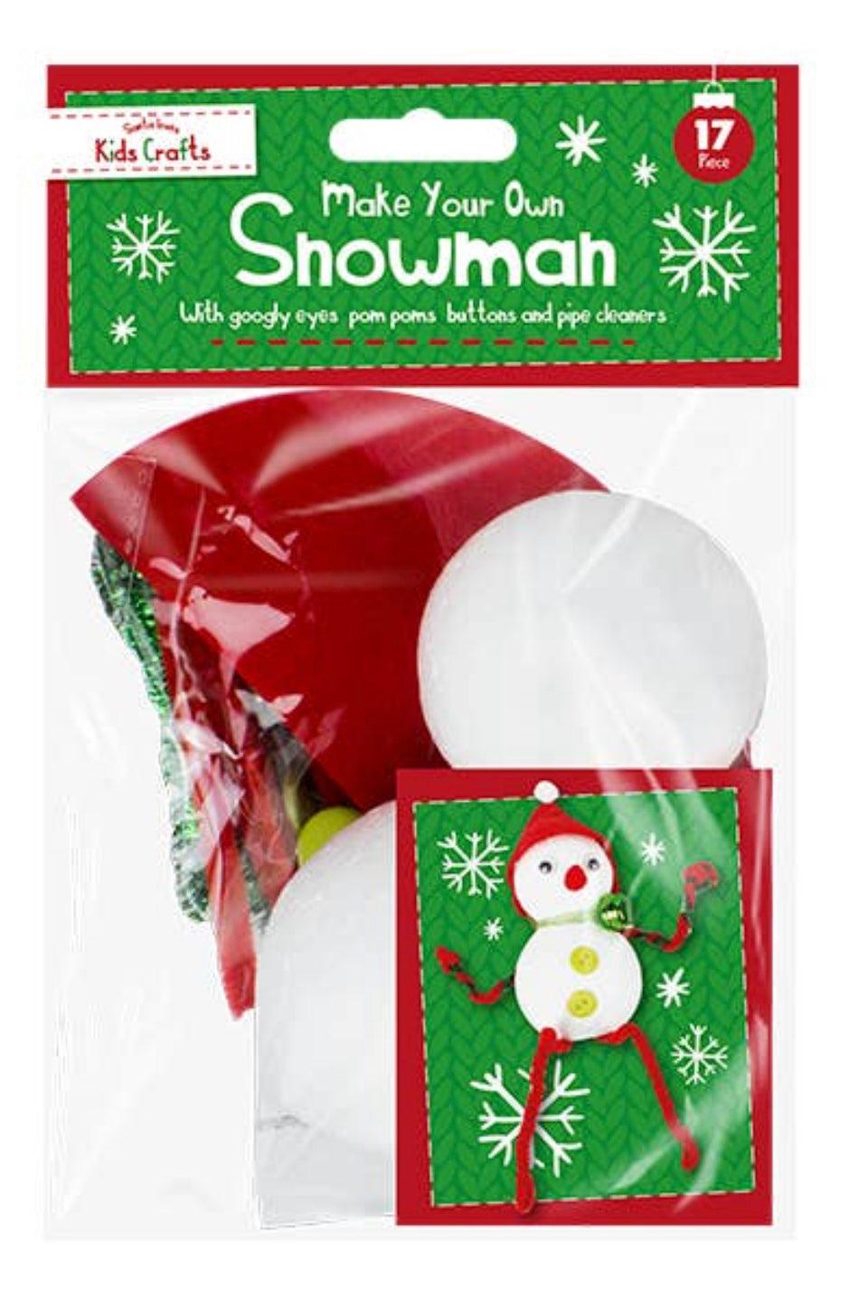 Christmas Craft Snowman Xmas Bag Filler Party DIY - LouSells Preloved Labels