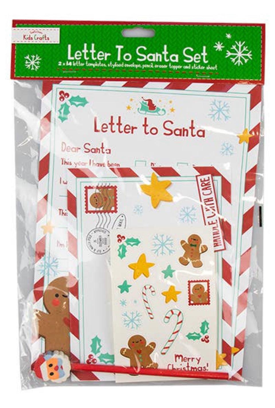 Christmas Letter To Santa Pack Xmas Bag Filler Party - LouSells Preloved Labels