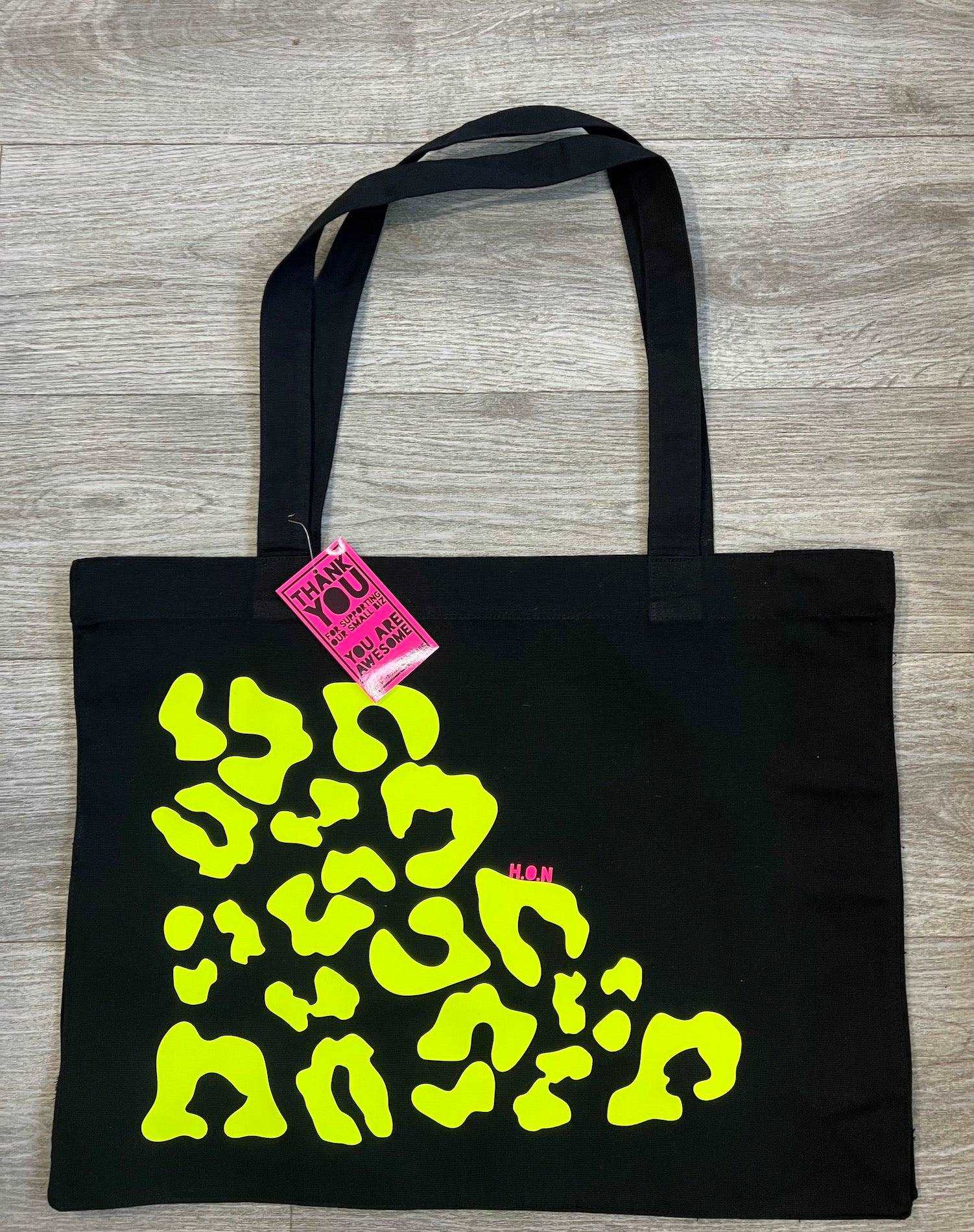 House of Neon Tote bags